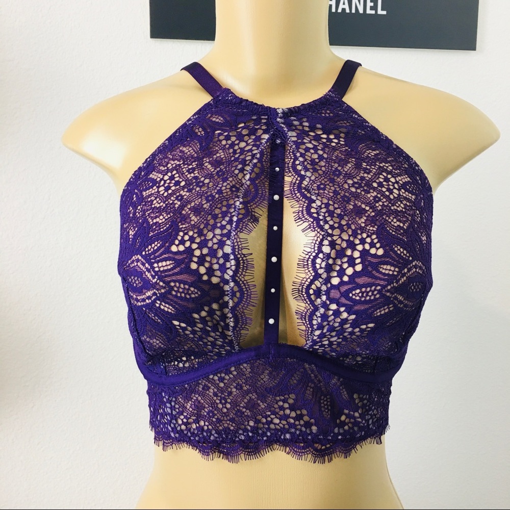 Victoria’s Secret purple luxe bra